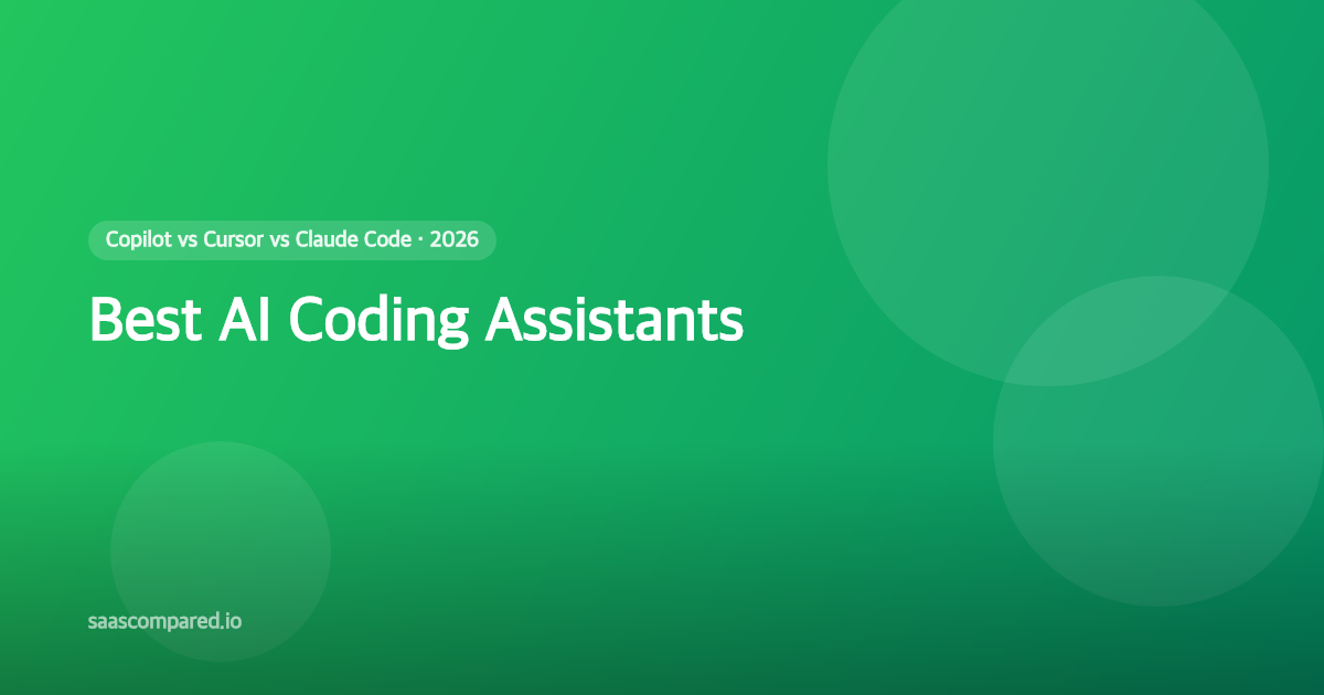 Best AI Coding Assistants in 2026: GitHub Copilot vs Cursor vs Claude Code and More