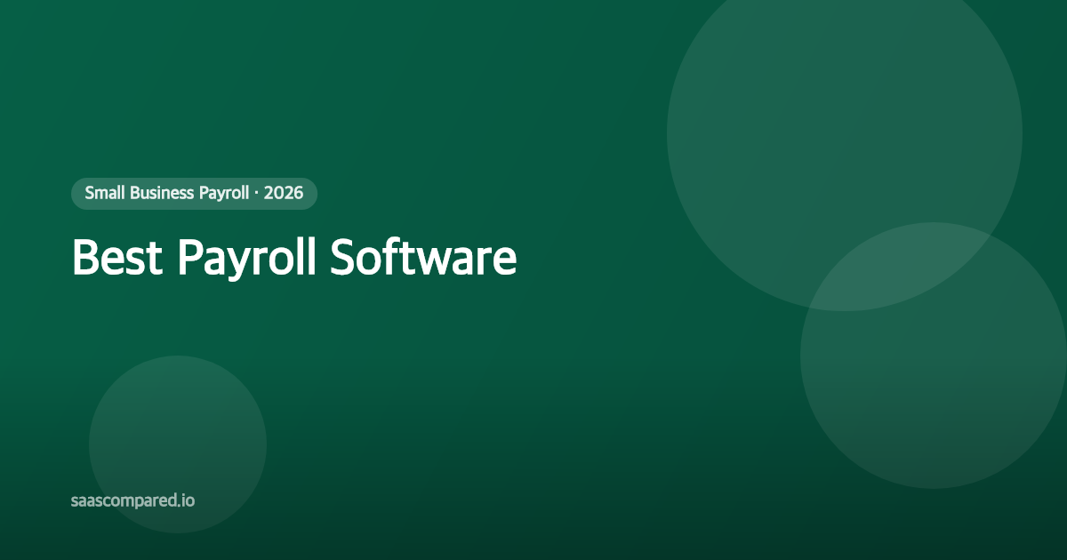 Best Payroll Software for Small Business in 2026