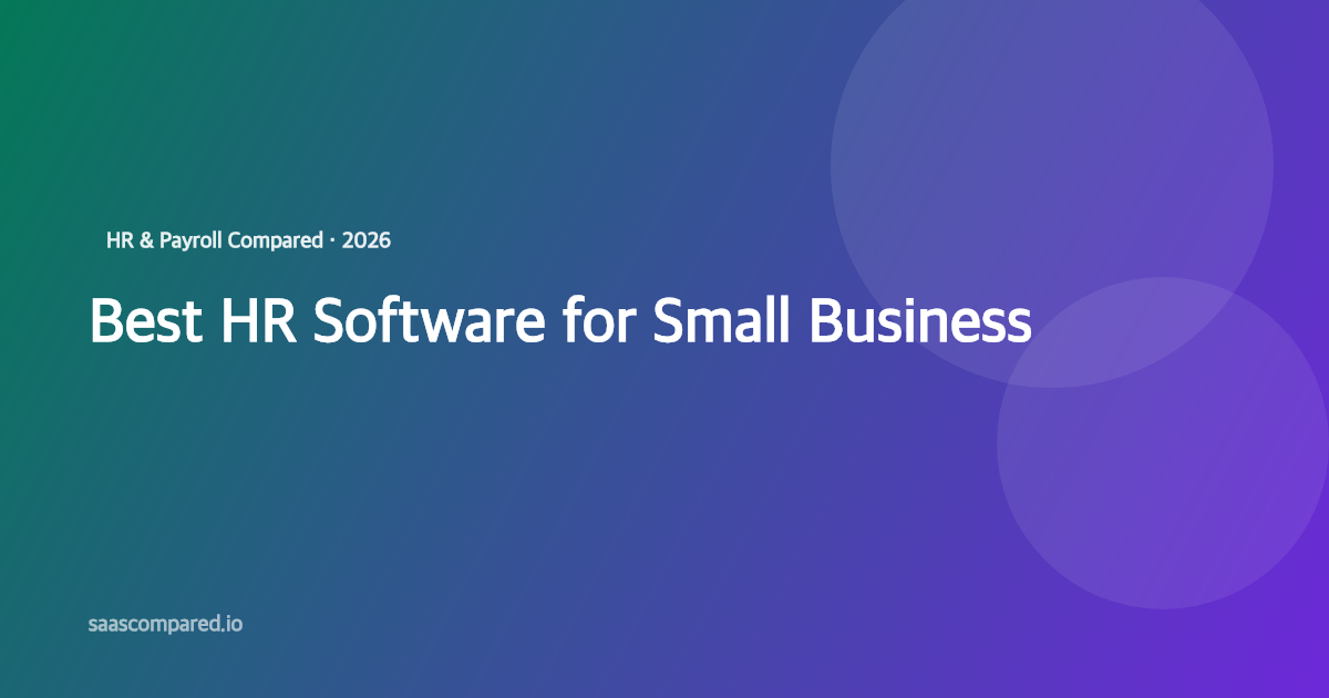 Best HR Software for Small Business in 2026: Payroll, Onboarding & More